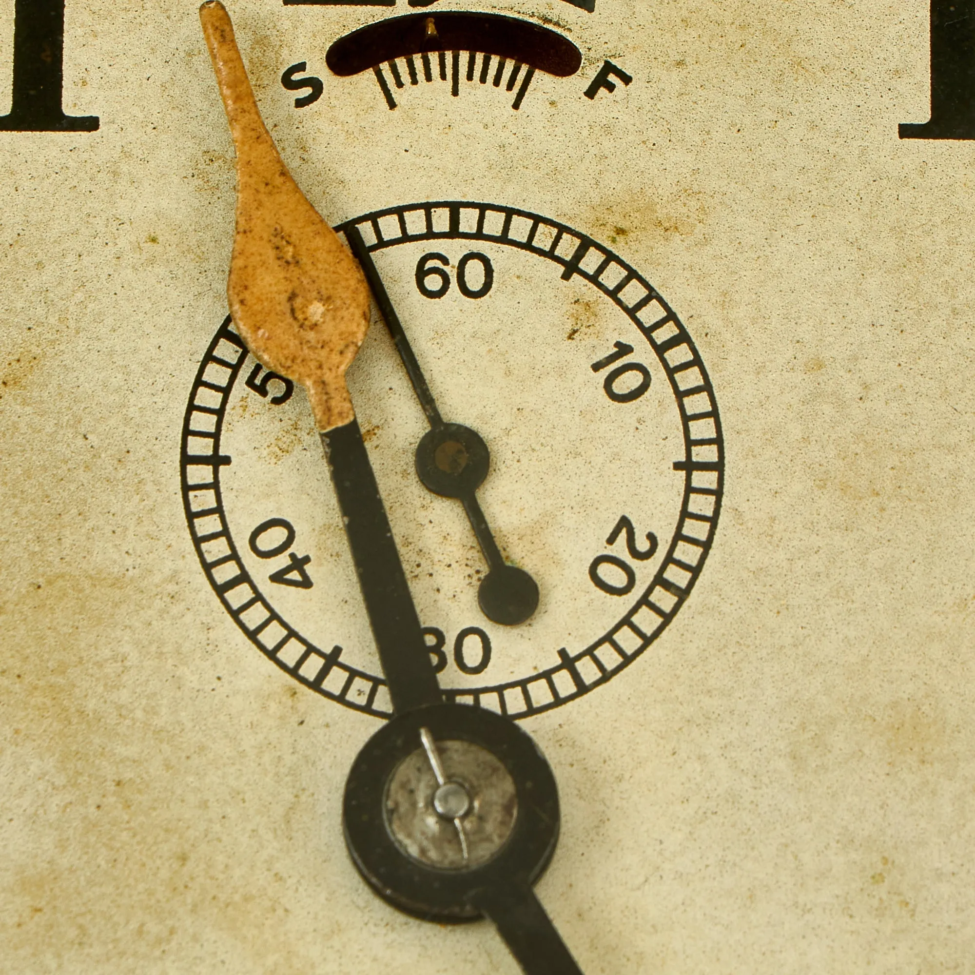 Original Rare Pre-WWII U.S. Navy Brass Ship Clock by Seth Thomas With Winding Key - Fully Functional