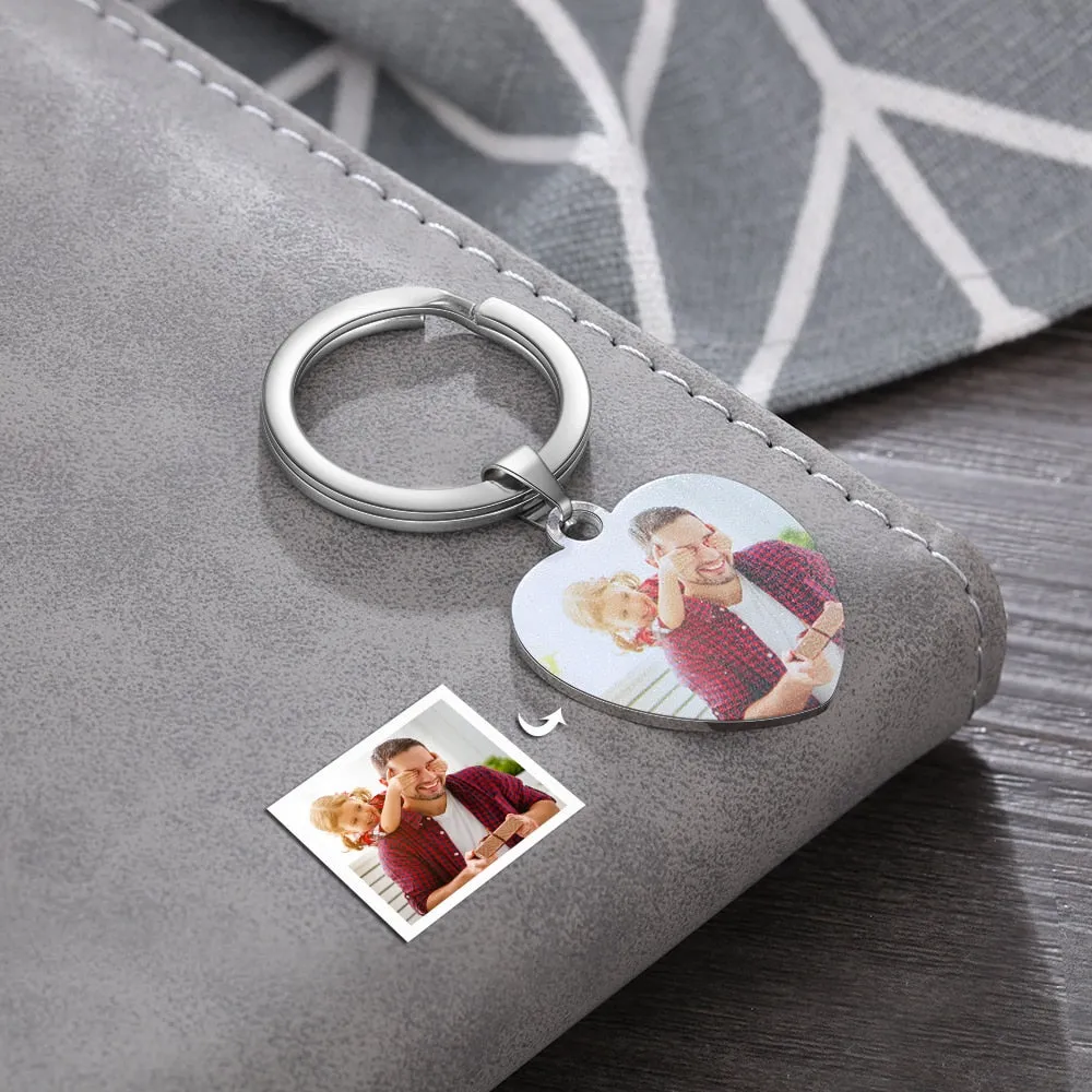 Personalized Custom Photo Keyring Keychains