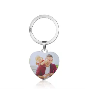 Personalized Custom Photo Keyring Keychains