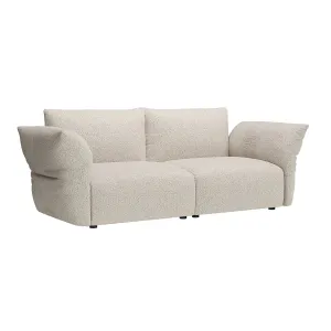 Puff 3 Seater Sofa - Maya Cream Boucle