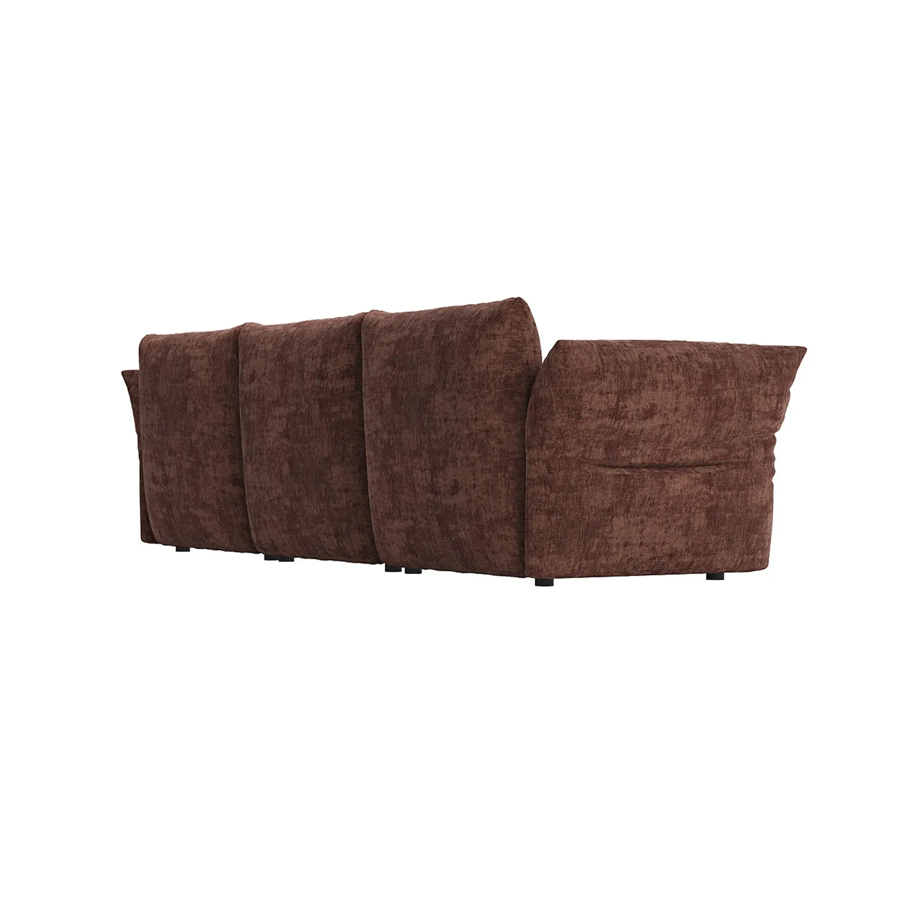 Puff 4 Seater Sofa - Solo Auburn