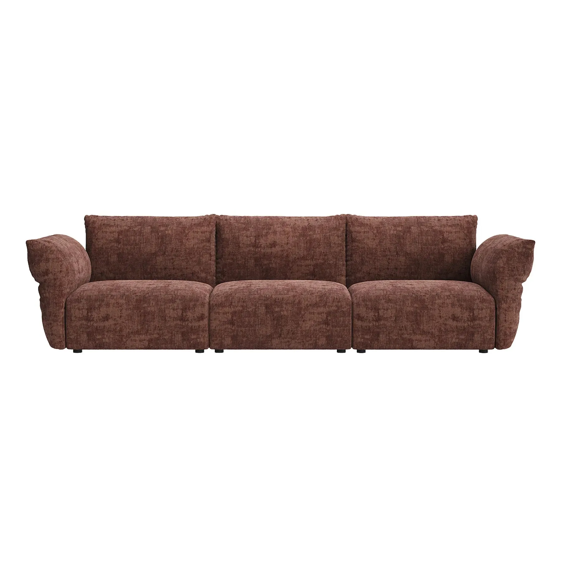 Puff 4 Seater Sofa - Solo Auburn