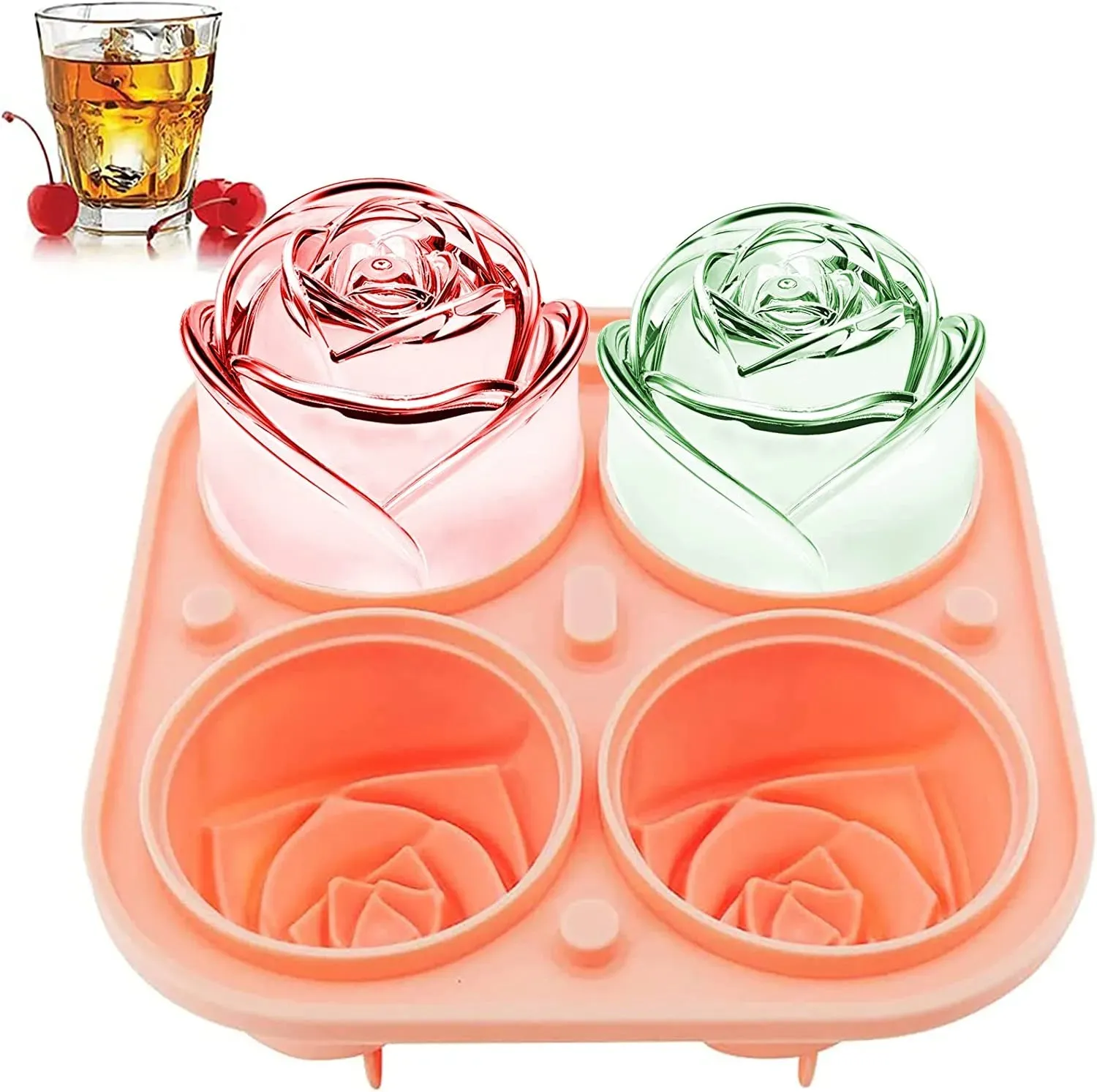 Rose Ice Cube Molds