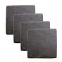 Square Slate Coasters Set/4