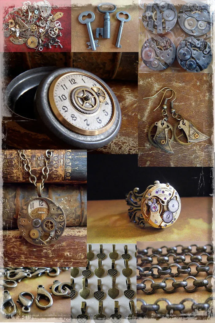 Steampunk Tutorial - How to Create Steampunk jewelry tutorial - Steampunk DVD - The art of Creating Steampunk Jewelry - DVD Set