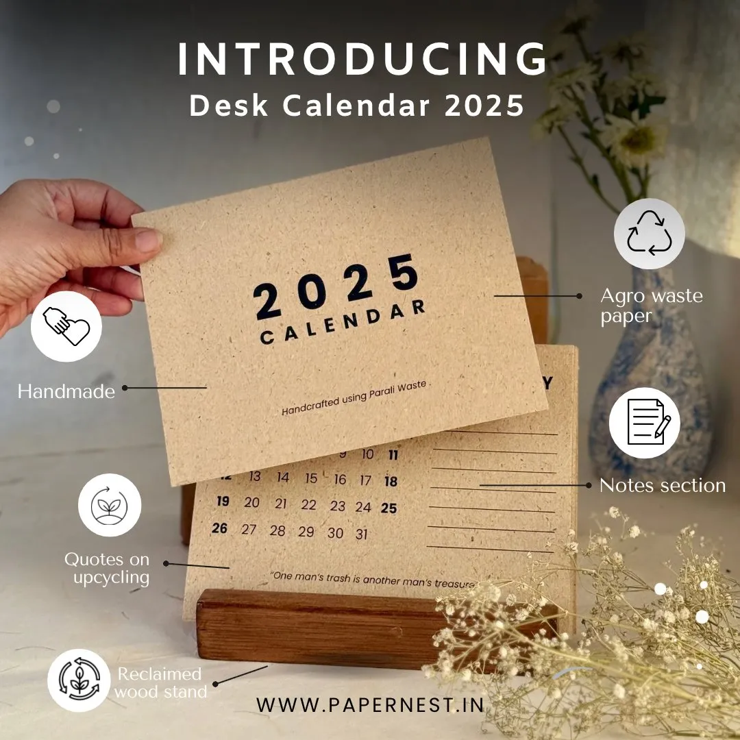 Sustainable Desk calendar 2025