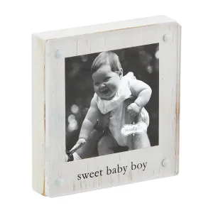 SWEET BABY BOY ACRYLIC BLOCK FRAME