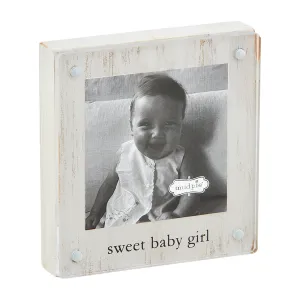 SWEET BABY GIRL ACRYLIC BLOCK FRAME