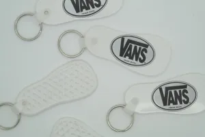 vintage van's 66 oval keychain