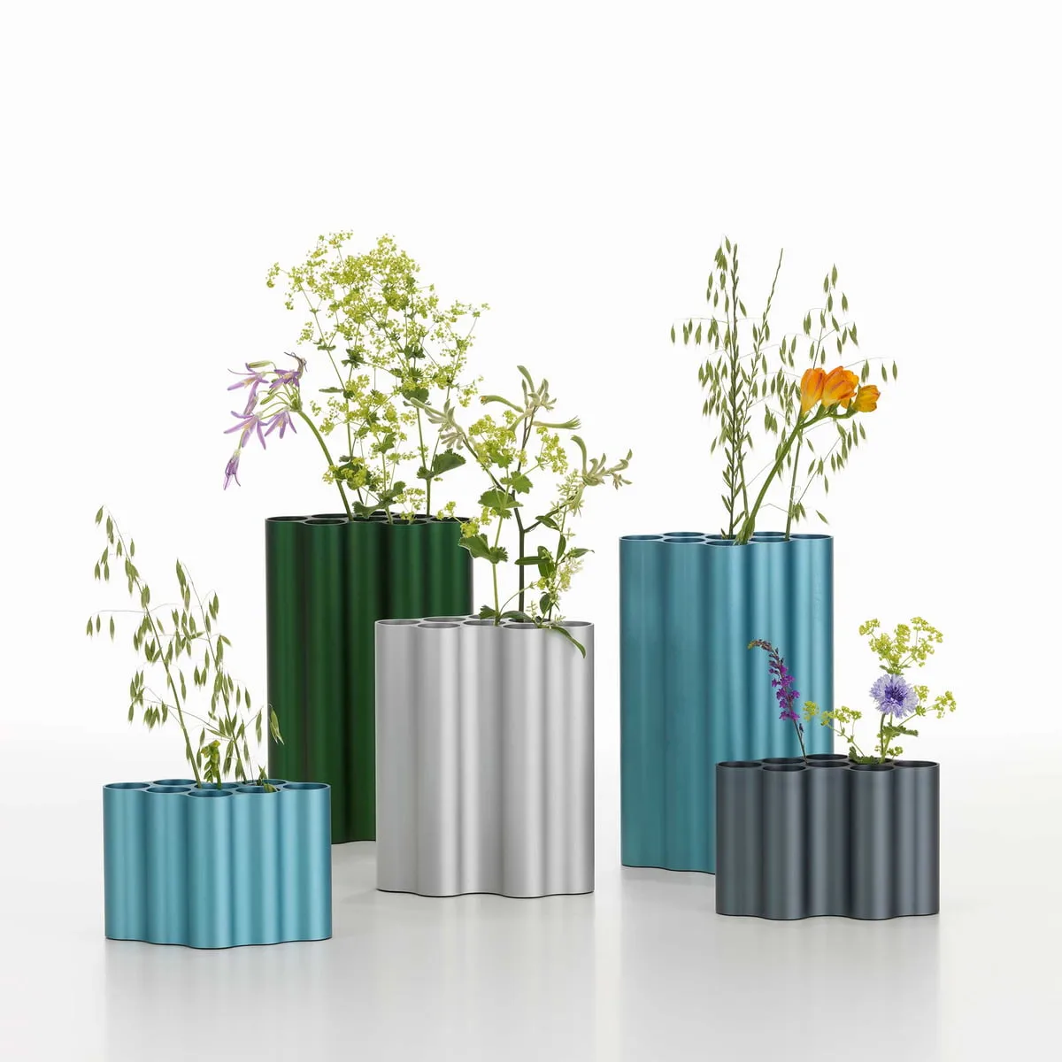 Vitra Nuage Vase Steel Blue